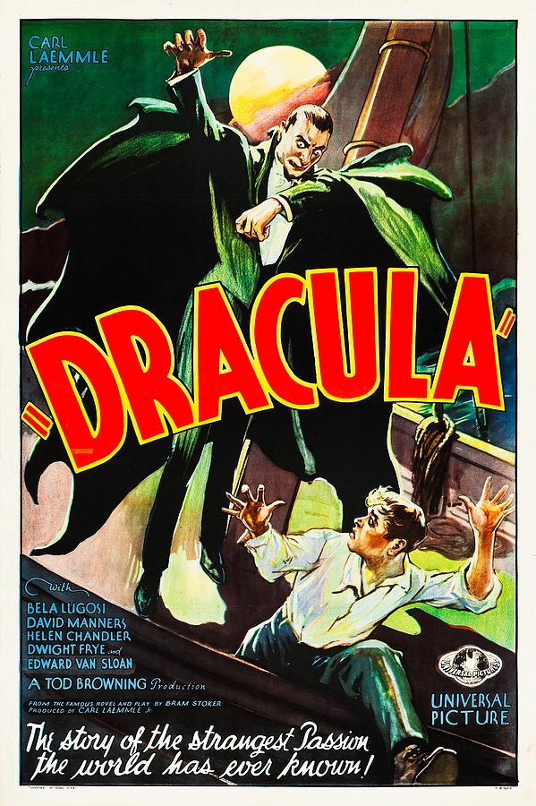 Movie Poster Mixed Media - Vintage Movie Poster - Dracula 1931 by Mountain Dreams