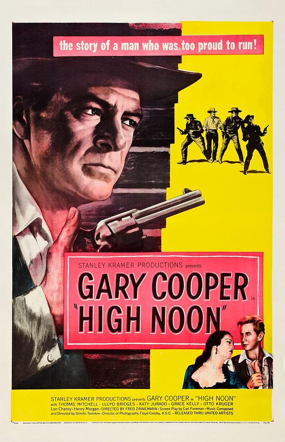 Details about   High Noon "Gary Cooper" Western Color Movie Poster Tabletop Display Standee 10.5 