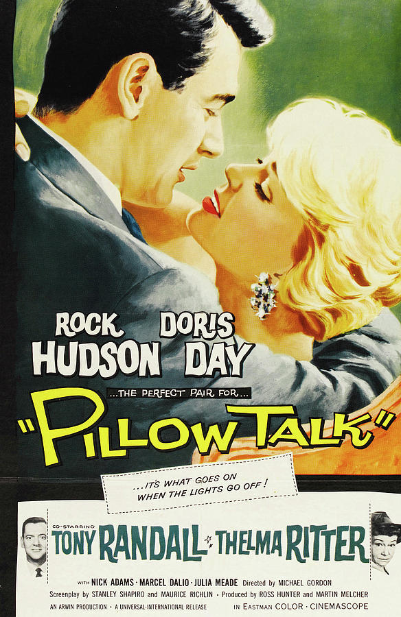 Vintage Movie Poster - Pillow Talk 1959 Mixed Media by Mountain Dreams