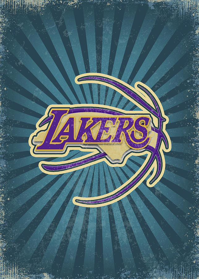 Vintage Nc Lakers Lakers Drawing by Leith Huber - Fine Art America