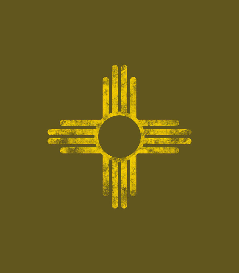 Multicolor New Mexico Flag Zia Sun Design Studio Vintage New Mexico Symbol Apparel Red Zia Sun Alone Throw Pillow 16x16