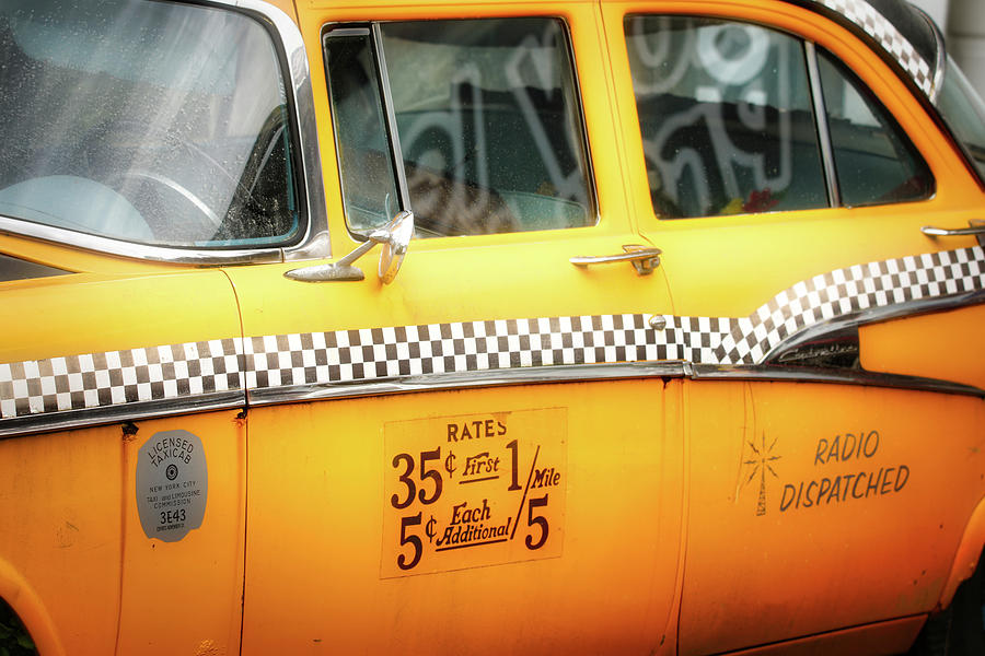 Vintage New York City Taxi Photograph by Scott Burd