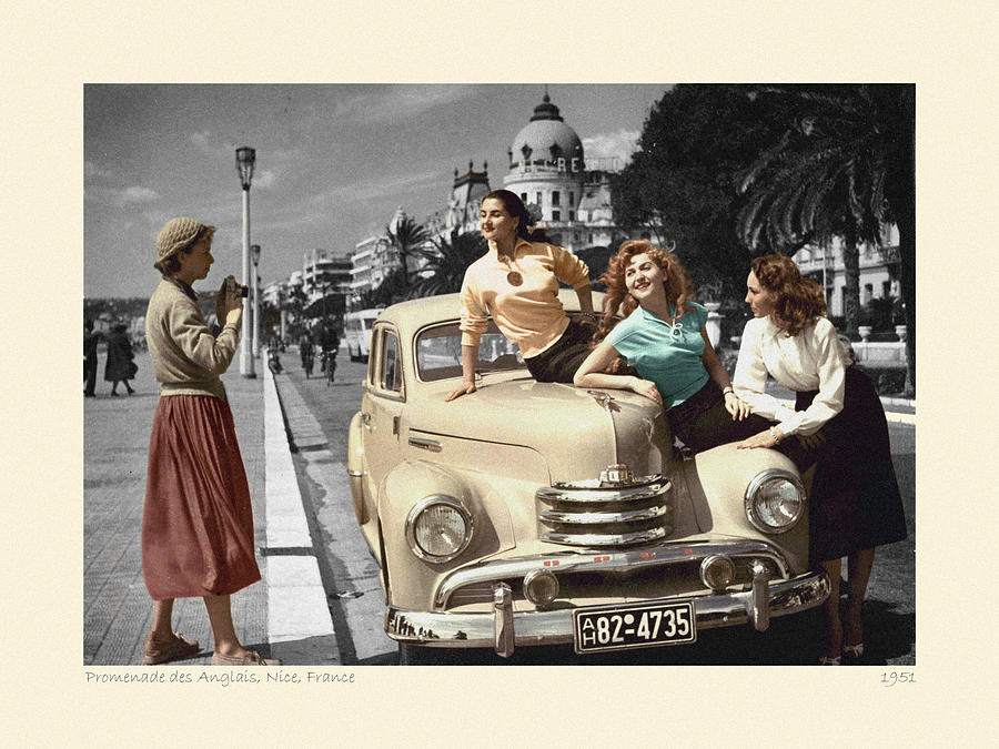 Vintage Nice France Photograph by Andrew Fare