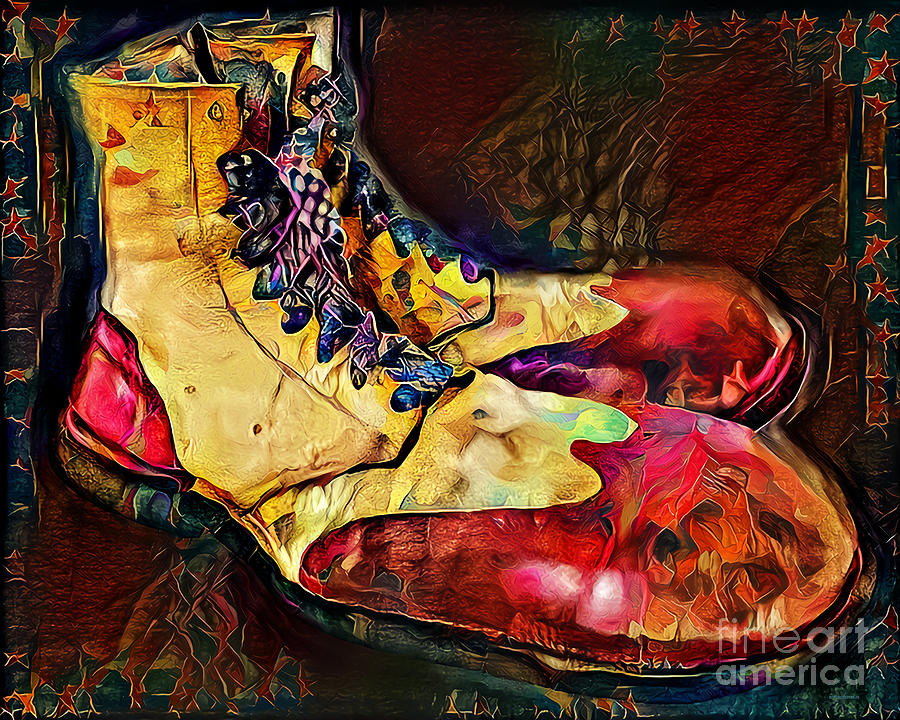 Vintage Nostalgic Circus Vaudeville Clown Shoes 20210923 Photograph by Wingsdomain Art and Photography
