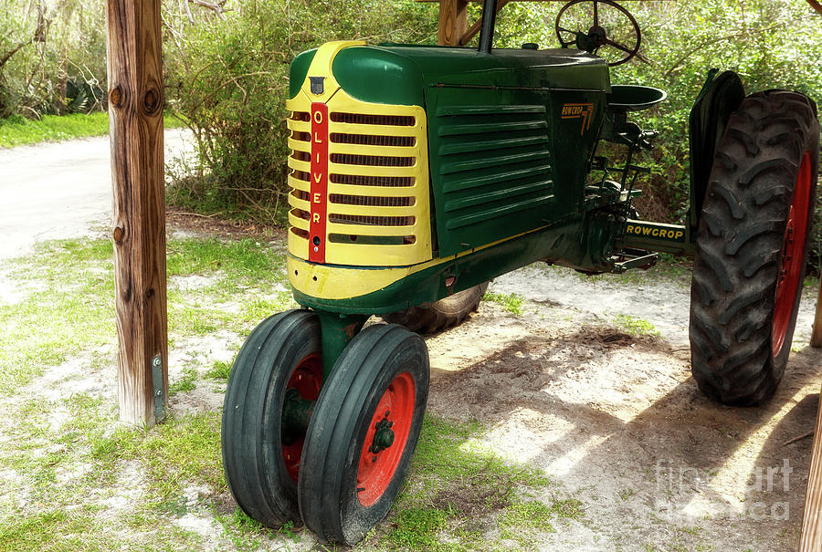 Vintage Oliver Tractor at Boone Hall Plantation Photograph by John Rizzuto