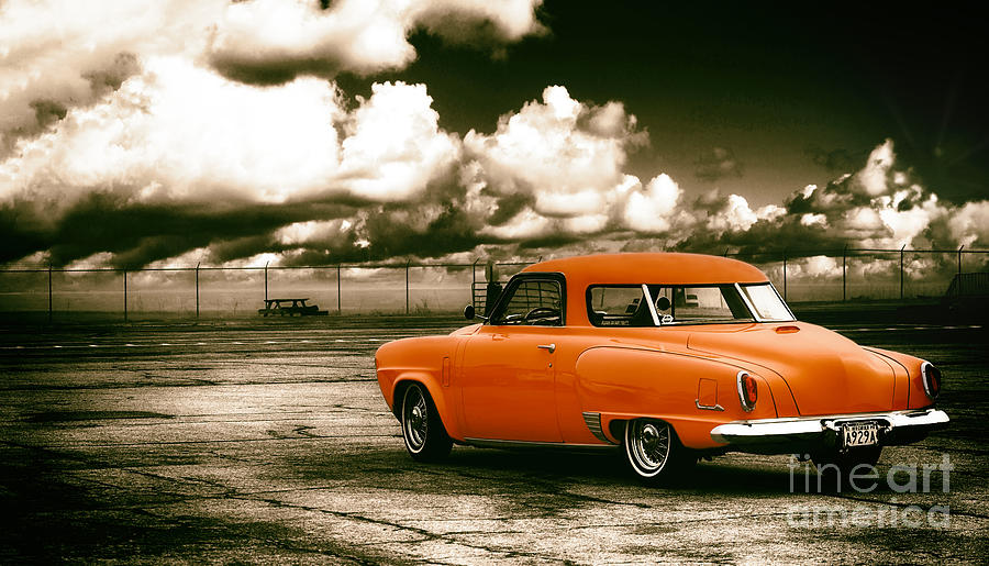 Car Photograph - Vintage Orange  by Steven Digman