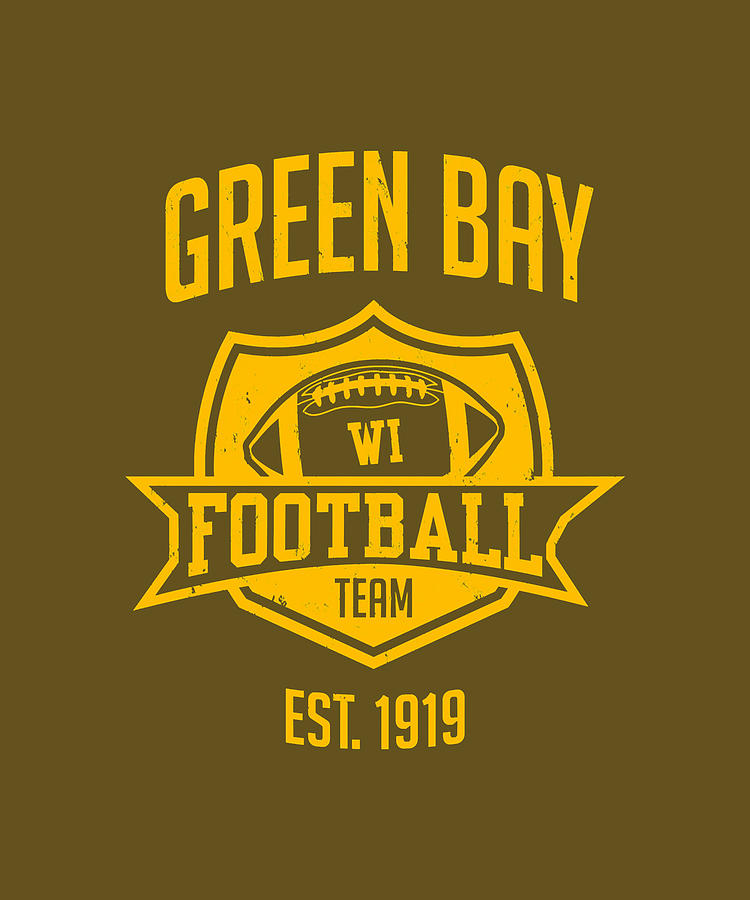 Vintage Packer Football Team Green Bay Digital Art by Kha Dieu Vuong ...