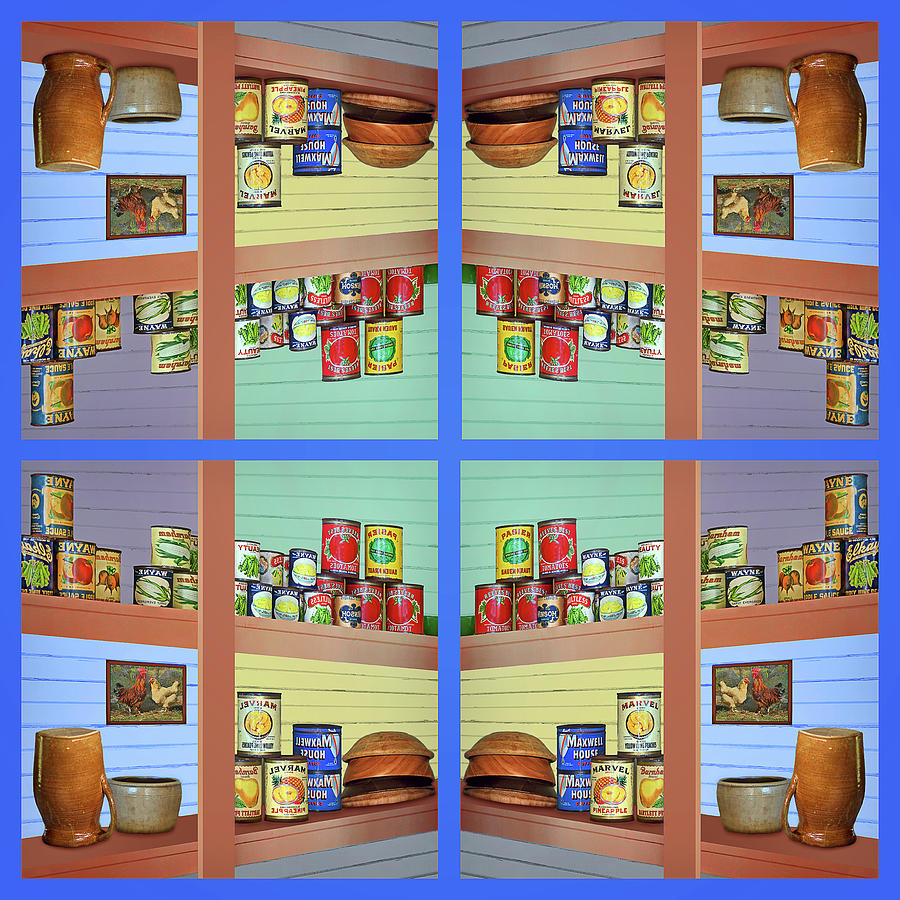 Vintage Pantry Quadriptych Photograph by Nikolyn McDonald