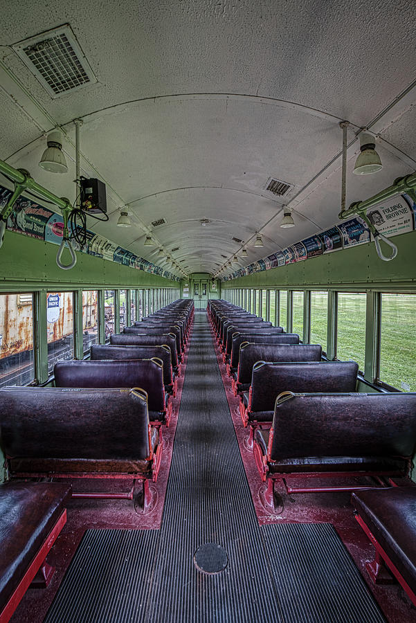Transportation Photograph - Vintage Passenger Train by Mike Burgquist