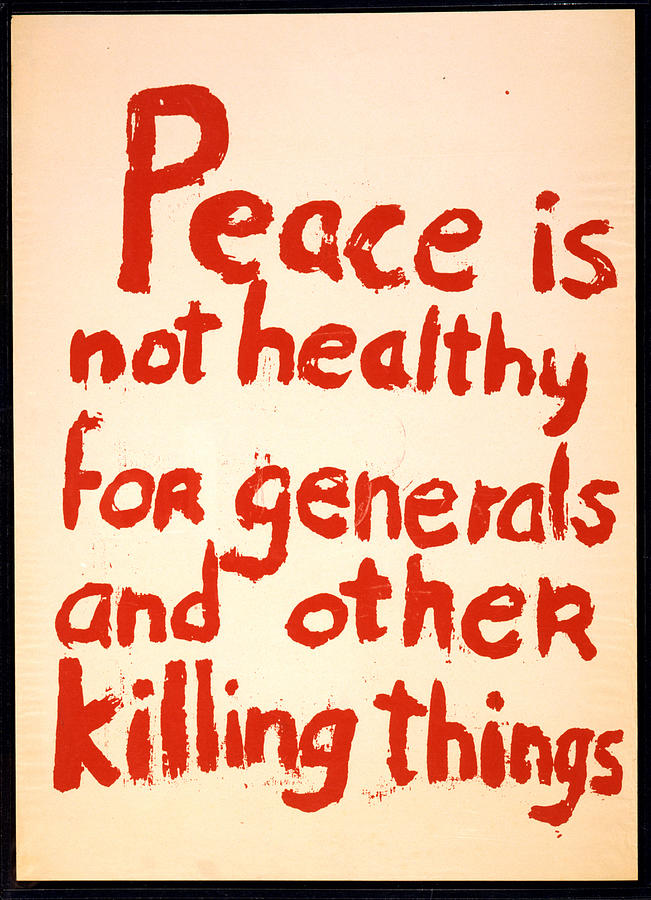 Vintage Peace Poster Painting by David Hinds - Fine Art America