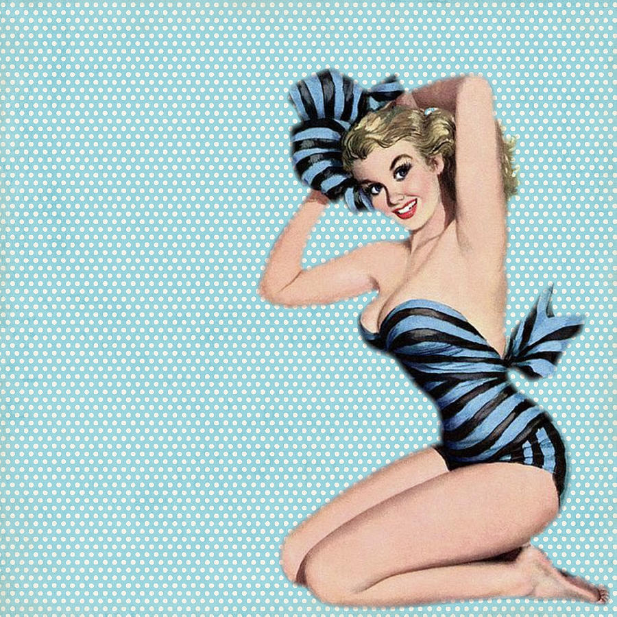 Brooch Marilyn Monroe Retro Cartoon Swimsuit Original Plastic Acrylique 