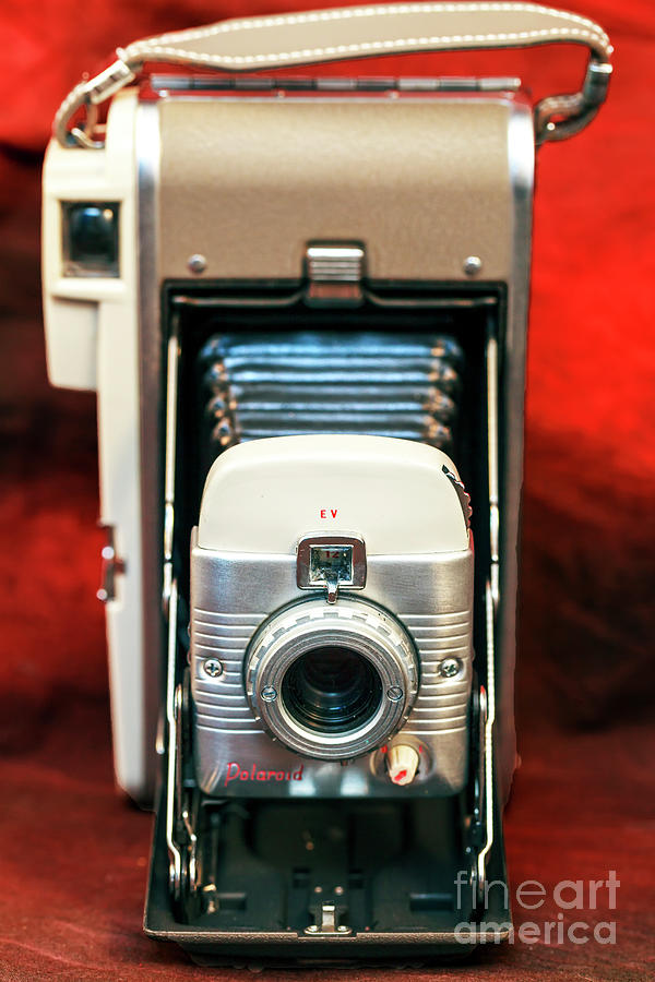 Vintage Polaroid Bellows Camera Profile Photograph by John Rizzuto