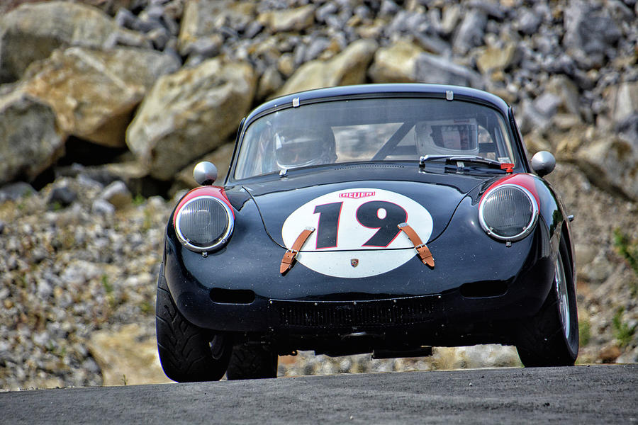 Vintage Porsche Palmer Track Days Photograph by Mike Martin