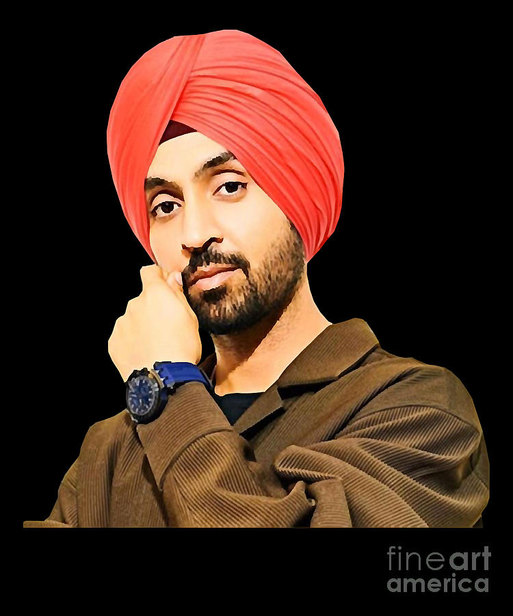 Vintage Portrait Diljit Dosanjh Ways You Can Use Digital Art by Artwork ...