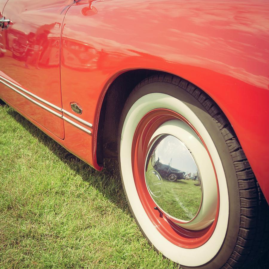 Vintage Red - Vintage Car Motoring Photography Photograph by Debra Cox ...