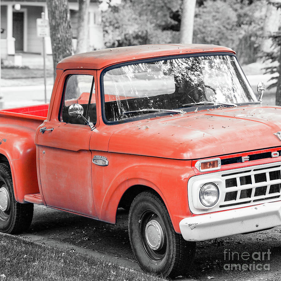 Vintage Red F 150 Pickup Truck Photograph By Edward Fielding Pixels 7291