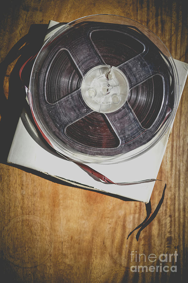 Vintage Reel to Reel Audio Recording Still Life Photograph by Edward Fielding