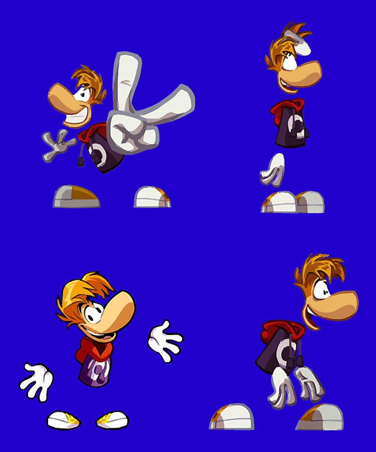 Vintage Retro Rayman Man Digital Art by Douxie Grimo - Fine Art America