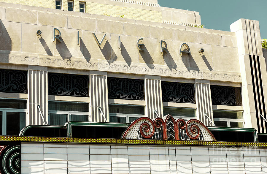 Architecture Photograph - Vintage Riviera Theater in Charleston by John Rizzuto