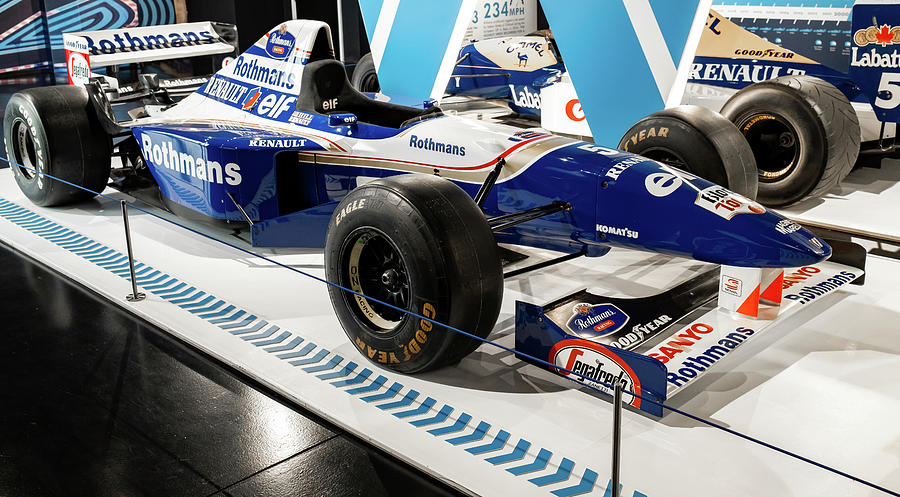 Vintage Rothmans sponsored Williams Renault Formula One F1 racing car Photograph by Chris Yaxley