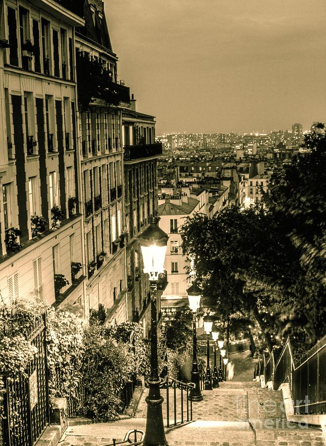 Vintage Rue Ronsard Staircase  Photograph by Michael McCormack