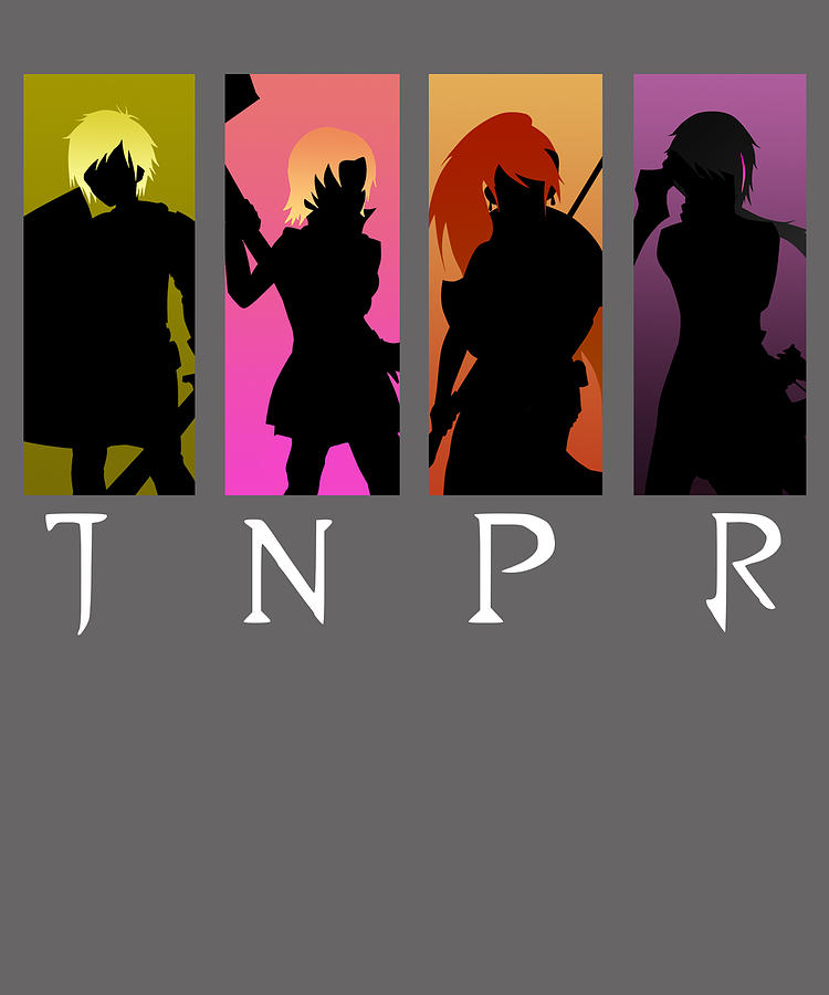 Retro RWBY Anime Characters JNPR Team Gifts Idea by Lotus Leafal