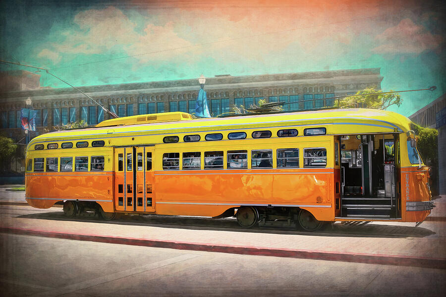 Vintage San Francisco Streetcar  Photograph by Carol Japp