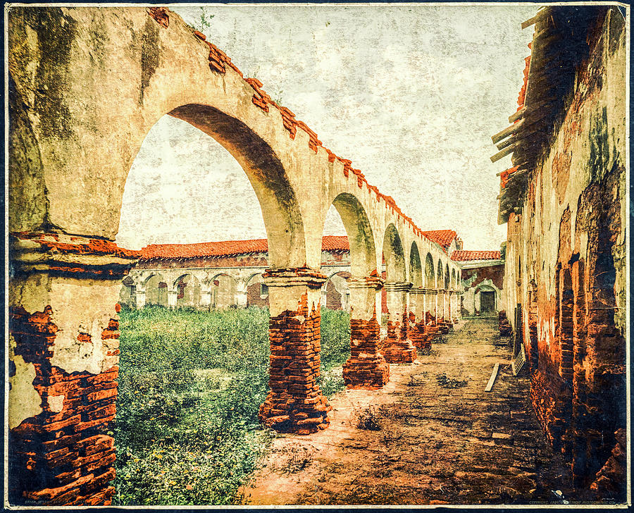 Vintage San Juan Capistrano Photograph by Joseph S Giacalone
