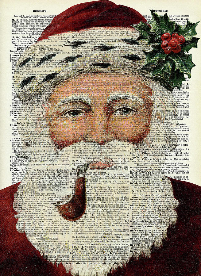 Vintage Santa Claus portrait Digital Art by Mihaela Pater - Fine Art ...