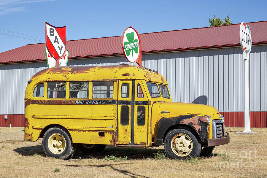Vintage School Bus Photograph by Lynn Sprowl
