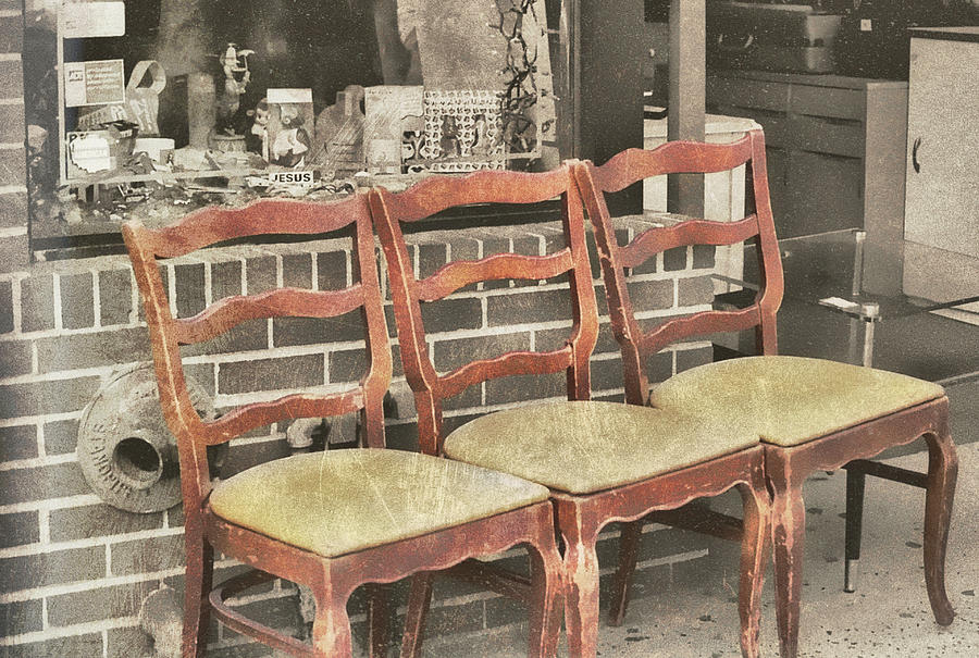 Vintage Photograph - Vintage Seating by Jamart Photography