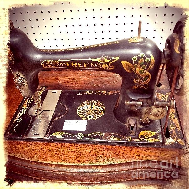 Vintage Sewing Machine 2 Photograph By Jeanna Anderson Fine Art America