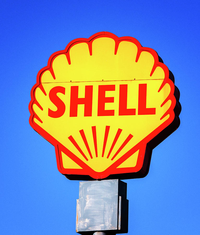 Vintage Shell Oil Sign Photograph by Joseph S Giacalone