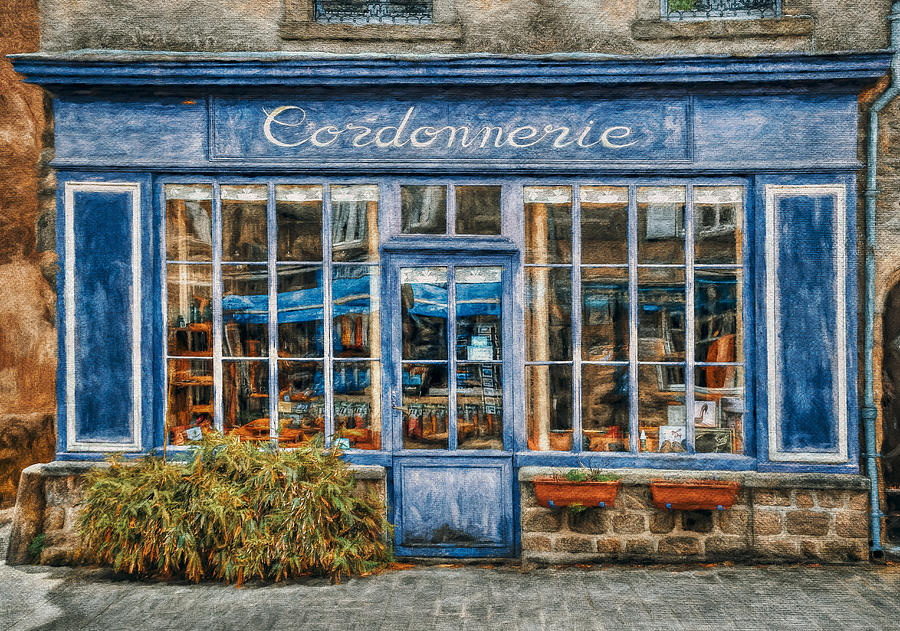 Vintage French Shop Photograph by Maria Angelica Maira