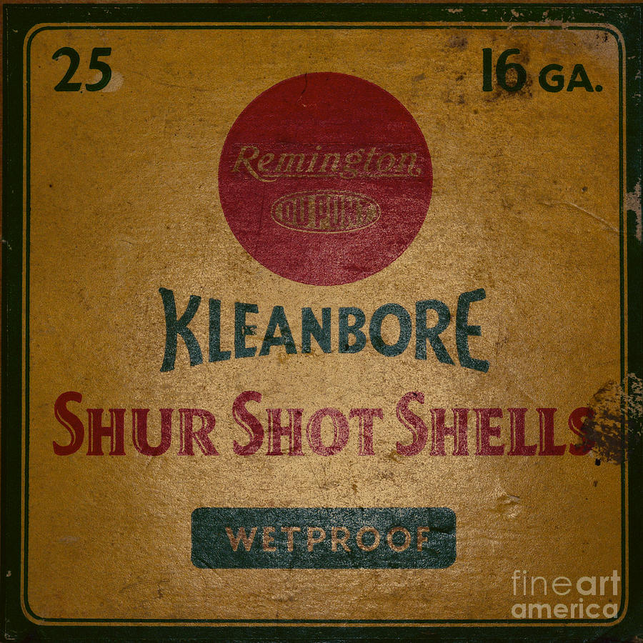 Vintage Shotgun Advertisement Square Format Photograph by Paul Ward