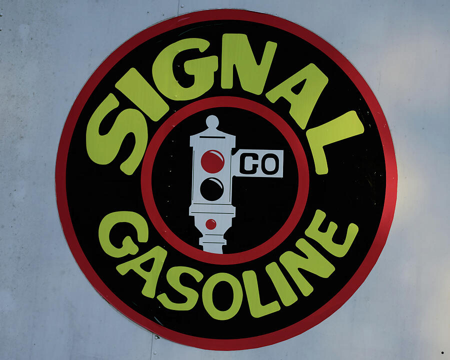 Vintage signal sign Photograph by Flees Photos Vintage signal sign Photograph by Flees Photos