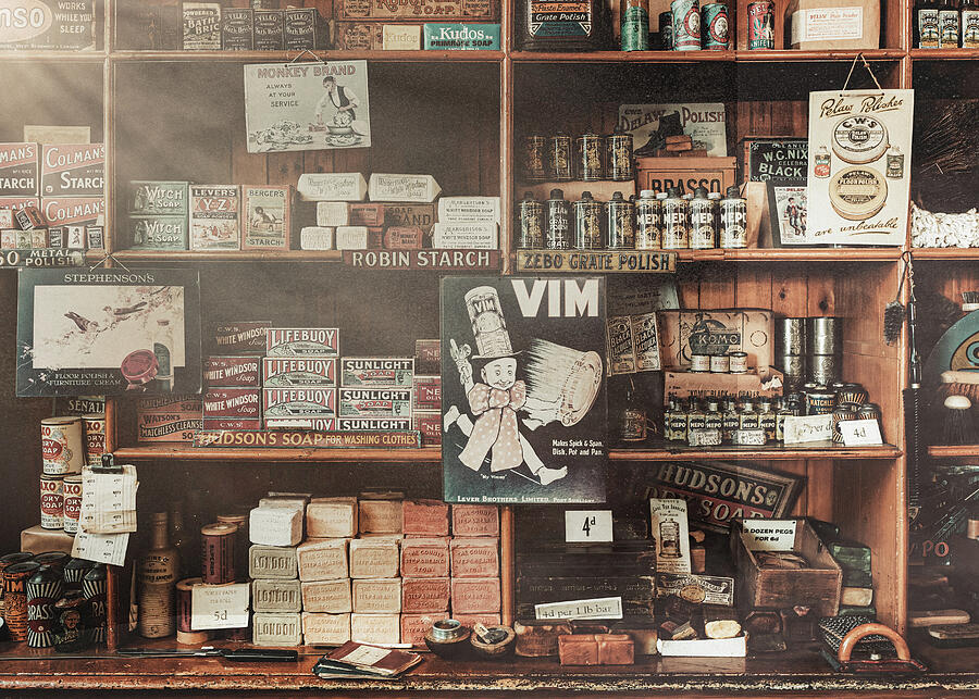 Vintage Soap Store Photograph