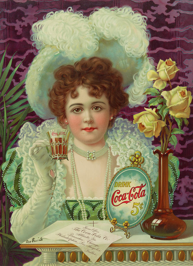 Vintage Soft Drink Ad Painting by Vintage Advertising