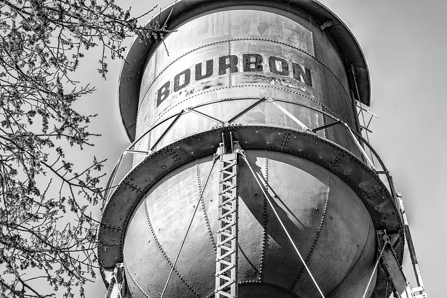 Vintage Springtime Bourbon - Black and White Edition Photograph by Gregory Ballos