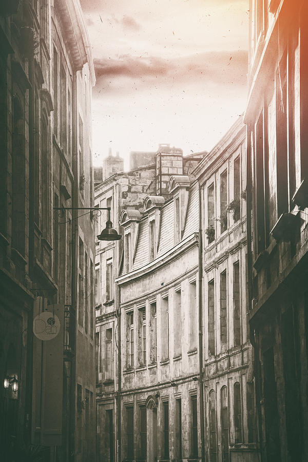 Vintage Street Scenes of Bordeaux France  Photograph by Carol Japp