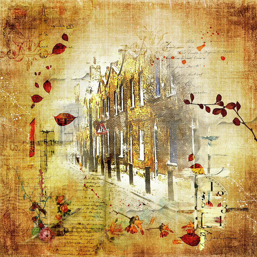 Vintage Streets Mixed Media by Nicky Jameson