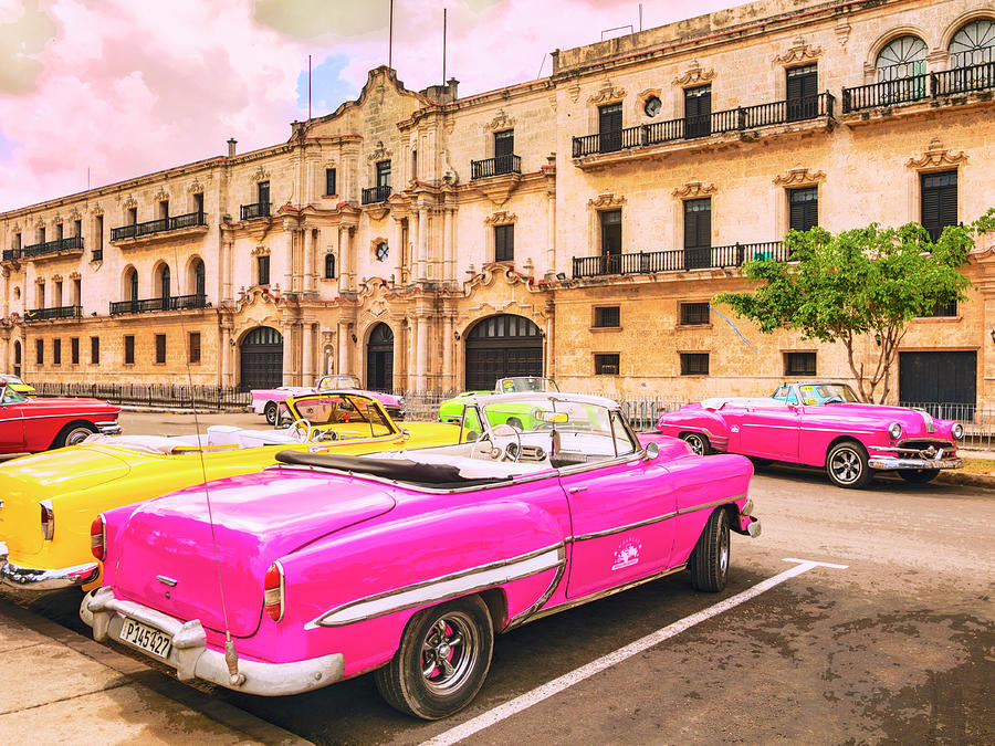 Vintage Taxis, Havana Cuba Photograph by Dominic Piperata