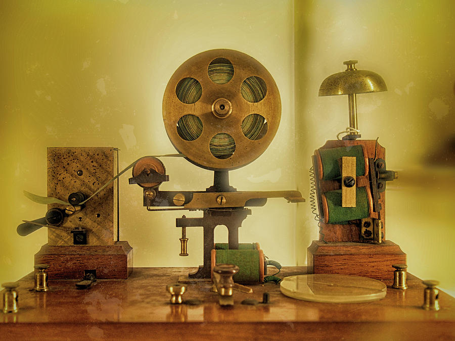 Vintage Telegraph Machine Photograph by Philip Openshaw