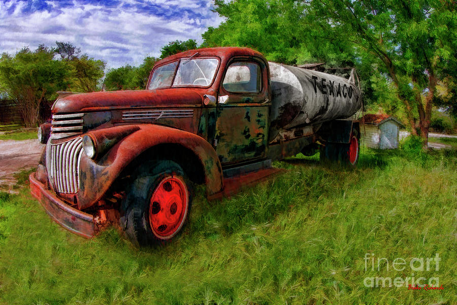 Vintage Texaco Gas Truck Photograph by Blake Richards