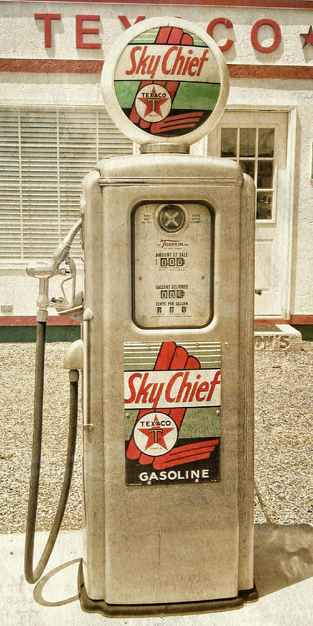 antique texaco gas pump