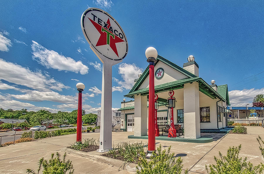 Vintage Texaco Station Photograph by Jerry Gammon