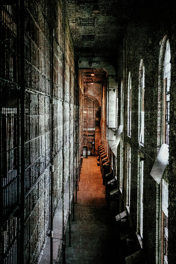 Vintage Textured Prison Cells Photograph by Dan Sproul