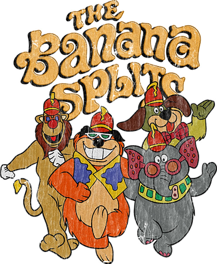 Vintage The Banana Splits Poster humor Painting by Stewart Shaw | Fine ...