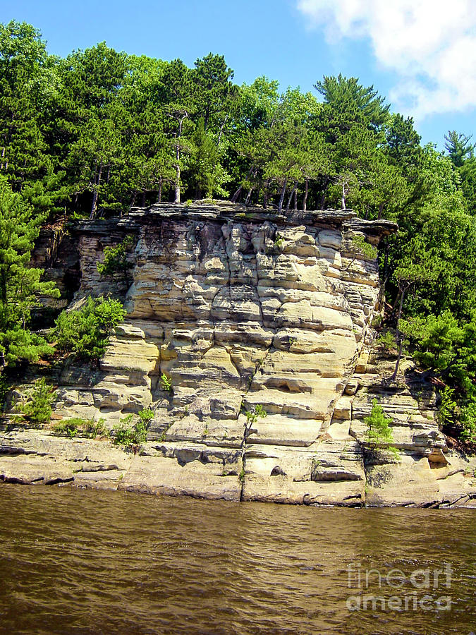 Vintage The Dells of the Wisconsin River 4 of 10 Cambrian Sandstone