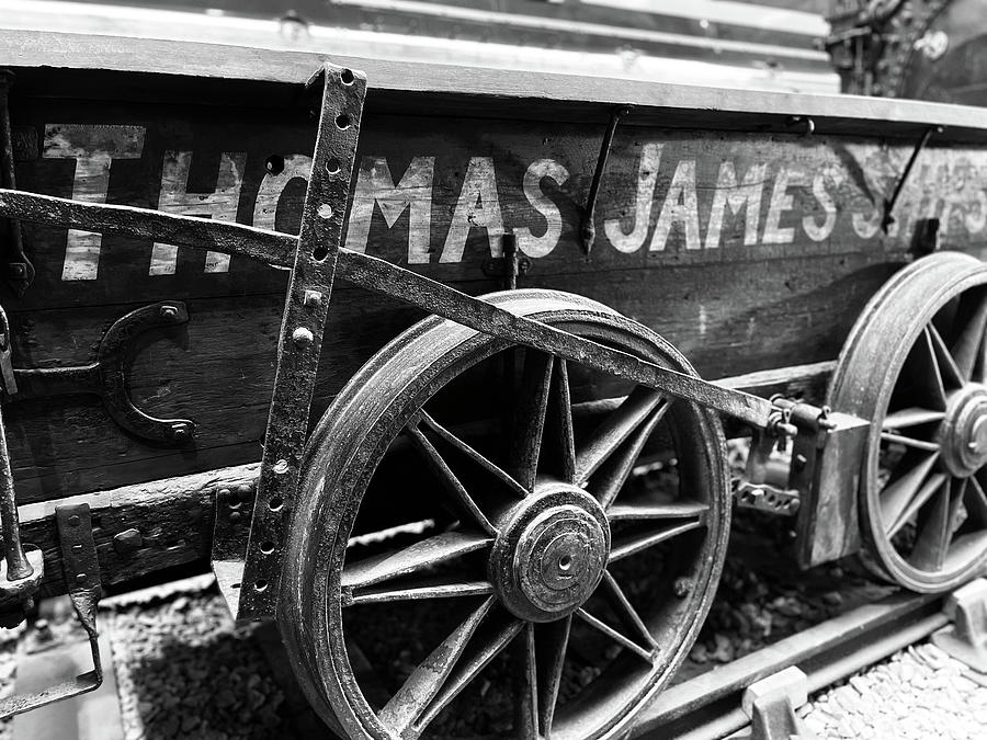 Vintage Thomas James Train Carriage Photograph by Roxy Rich